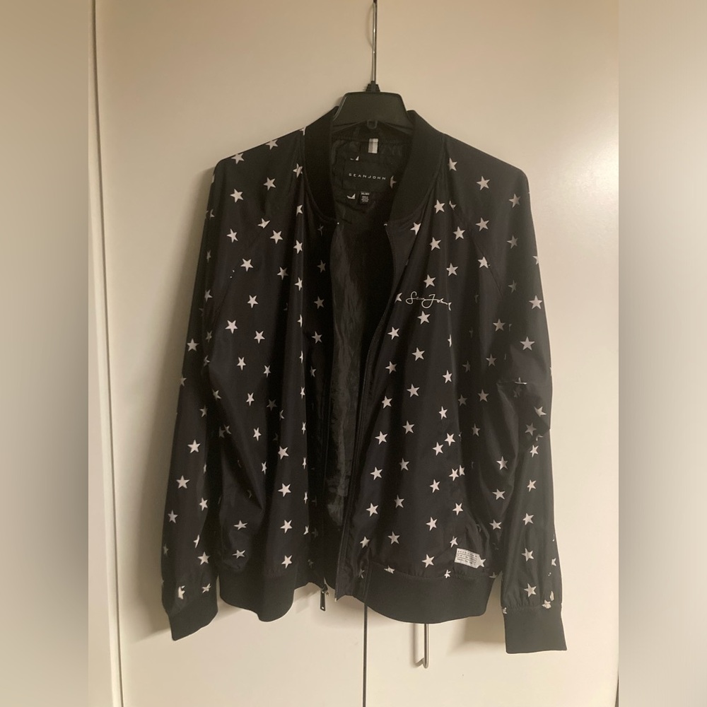 Sean John Men's Star-Print Legacy Bomber Jacket.